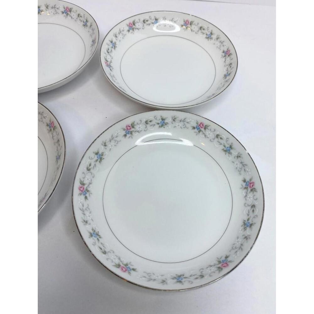Montgomery Ward China #3746 Floral Pattern Bowl Lot 4